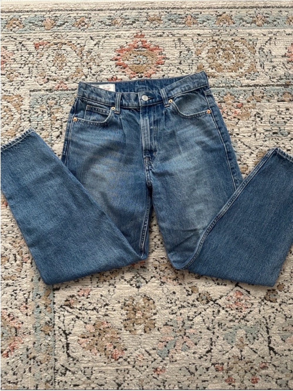 GAP High Rise Barrel Jeans | 24R